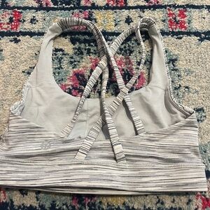 Lululemon Athletica Strappy Sports Bra - Gray